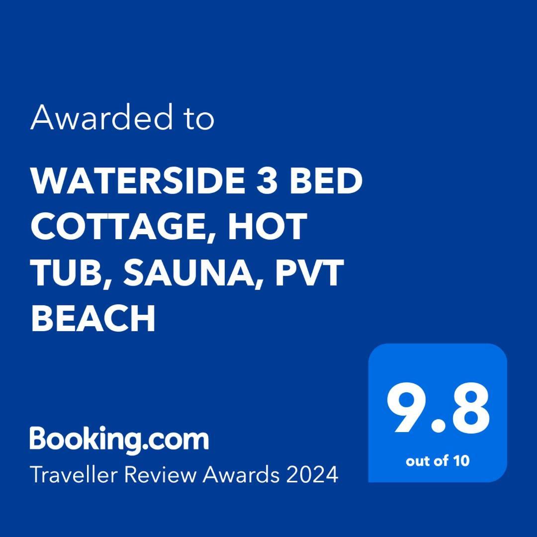 Waterside 3 Bed Cottage, Hot Tub, Sauna, Pvt Beach Arrochar Eksteriør billede